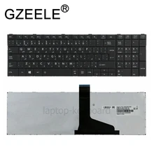 GZEELE новая арабская клавиатура для Toshiba Satellite C850 L850 C870 C855 L855 L870 P850 AR черная клавиатура