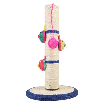 

40*25cm Sisal Cat Scratching Tree Tower Pet Scratch Board Training Toy For Cats Toy Creative Rolling Ball Pet Climb Frames CW041