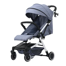 Портативная легкая складная детская коляска для детей, Ультралегкая детская коляска, 2 в 1, может сидеть и лежать, детская коляска