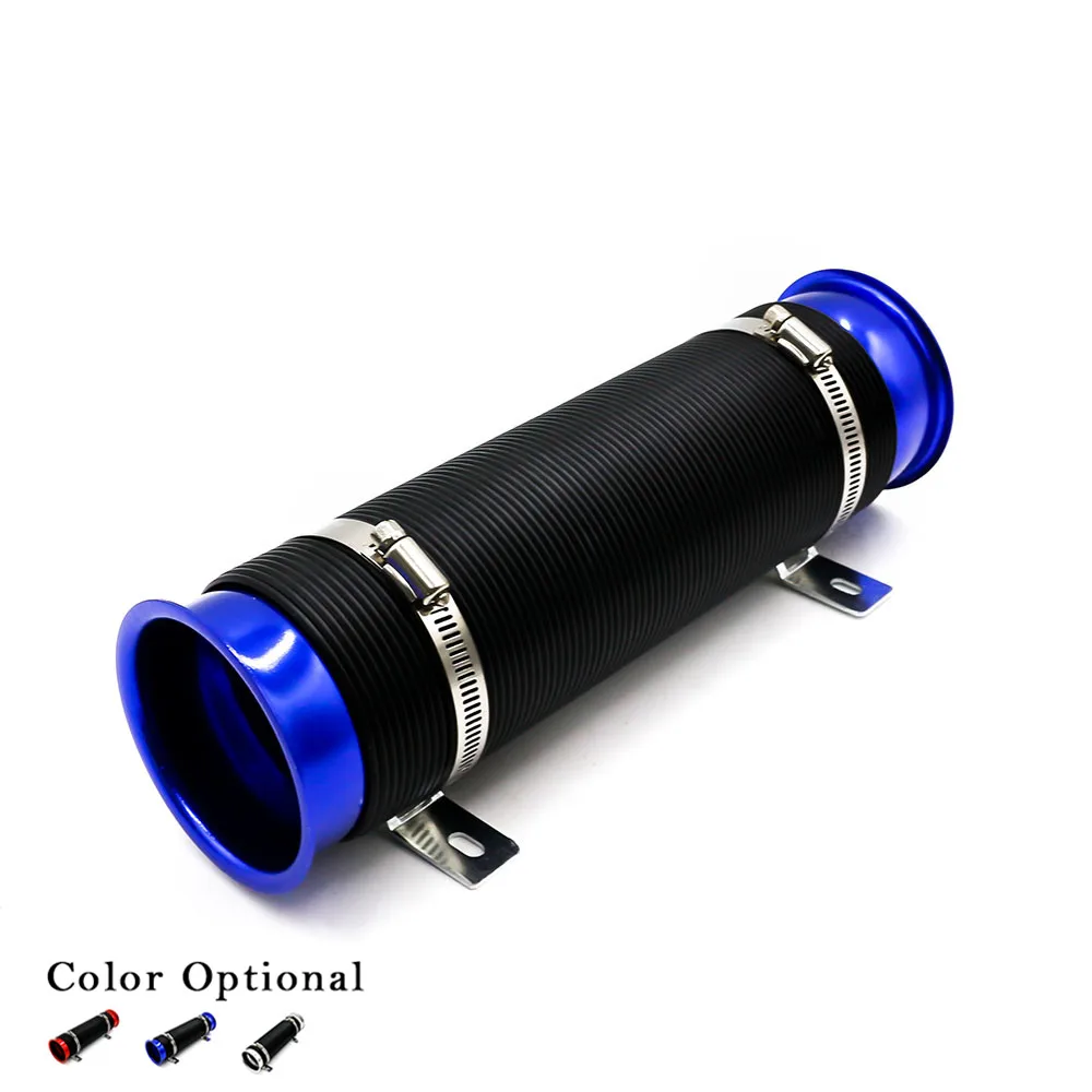CNSPEED Car Universal 75mm Turbo Multi Flexible Air Intake Pipe Turbine