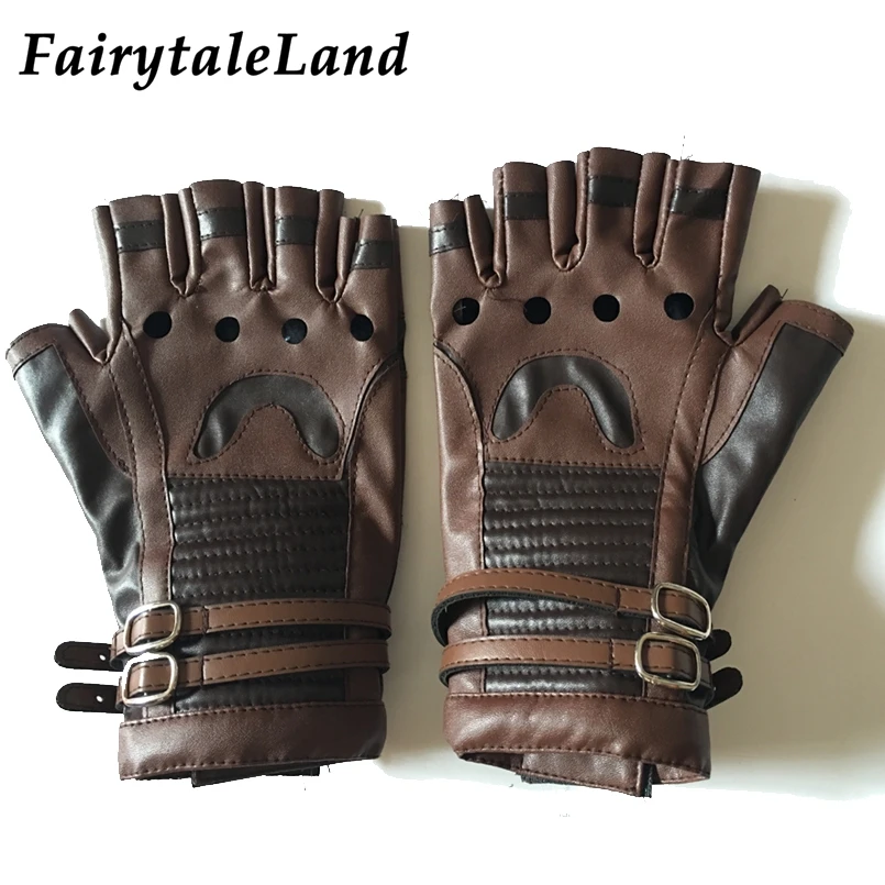 

Avengers Infinity War Gloves Cosplay Accessories PU leather cosplay Hand Wear Captain America gloves Superhero cycling gloves