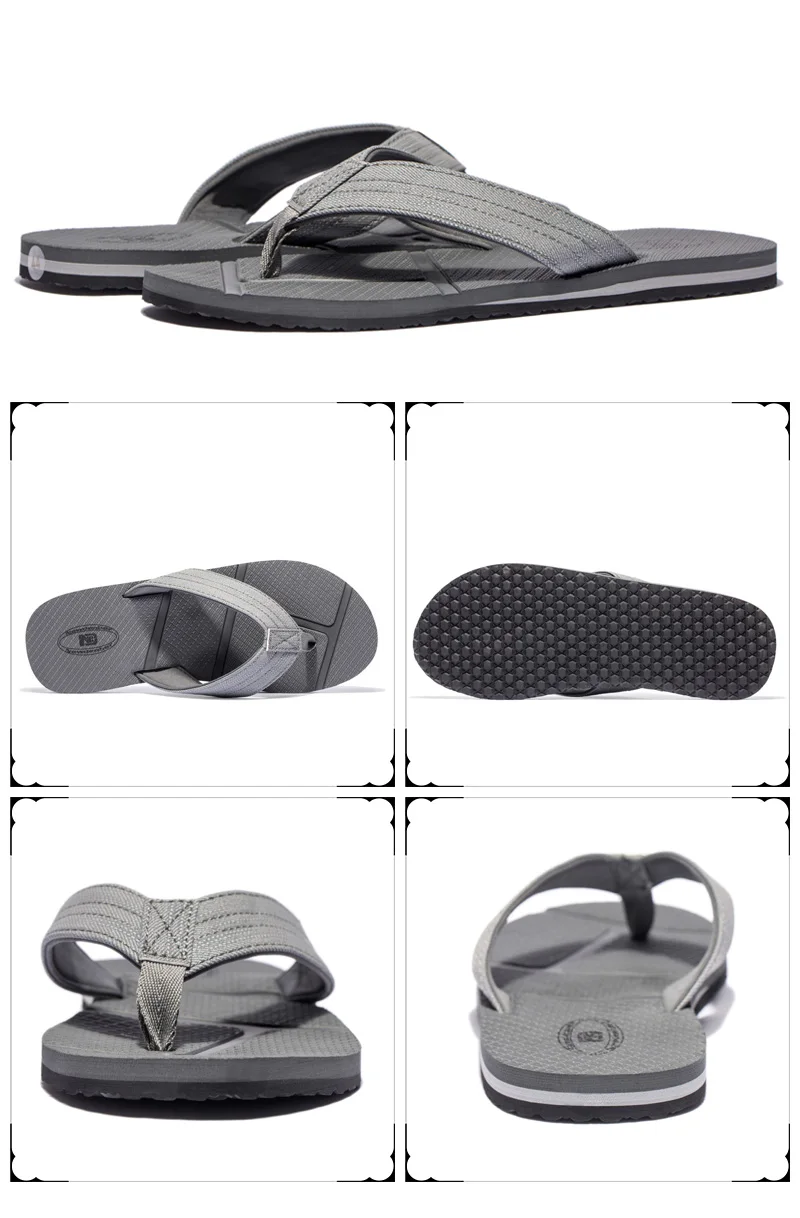 Chinelo de verão masculino, sandálias de praia