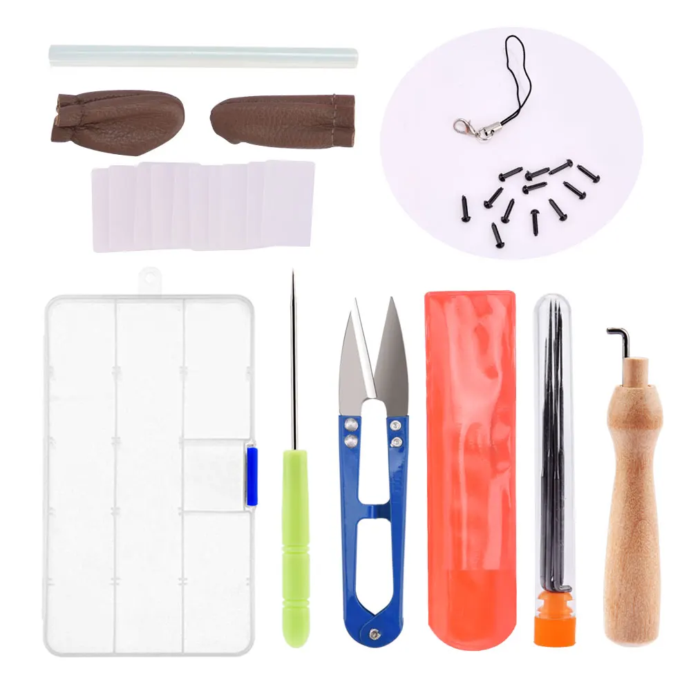 Needle-Felting-Craft-Kit-36-50-Colors-Wool-Fibre-Roving-DIY-Hand-Spinning-Fiber-Doll-Sewing