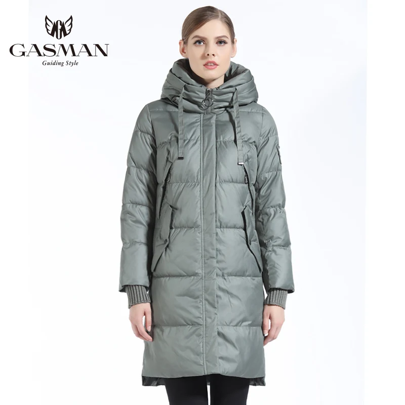GASMAN Winter Coat And Parka Women 2018 Fashion Warm Female Thick Parka Down Hooded Overcoat Casual Brand Jackets And Coats Long