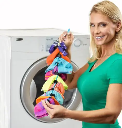 

2pcs Organizer For Scarfs Socks Hanging Rope Sock Storage Closet Sock Bra Toiletry Wash Organizer