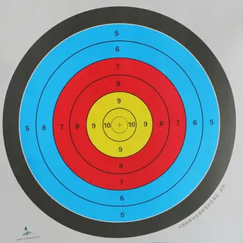 

10pcs 60*60CM Shooting target paper Archery Targets Bow Arrow Gauge Outdoor Sports Training Full Ring