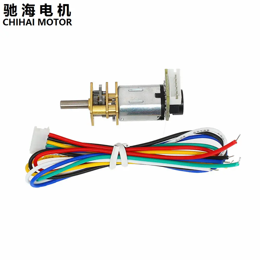 Двигатель Chihai CHF GM12 N20VA 3 в 6 редукторный двигатель постоянного тока с датчиком
