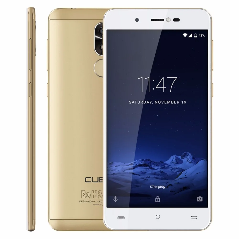 Original CUBOT R9 Android 7 0 Smartphone 5 0 HD MTK6580 Quad Core 2GB RAM 16GB