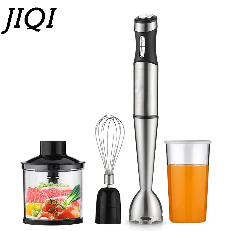 

JIQI Electric Eggs Whisk Beater Juicer Hand Mixer Food Blender Meat Grinder Mixing Stick Chopper Fruit Juice Cooking Stirrer EU