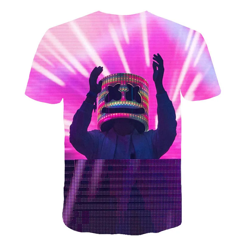 Звуковая активированная 3D печать футболка освещение вверх и вниз мигающий эквалайзер EL футболка Мужская Рок диско шар DJ мужская рубашка