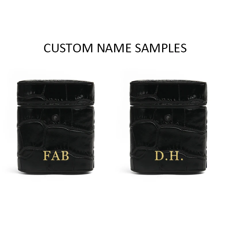 Cena Horologii Bluetooth bezprzewodowy etui na słuchawki dla etui ochronne na słuchawki airpods skóry akcesoria dla apple airpods ładowania croco wzór