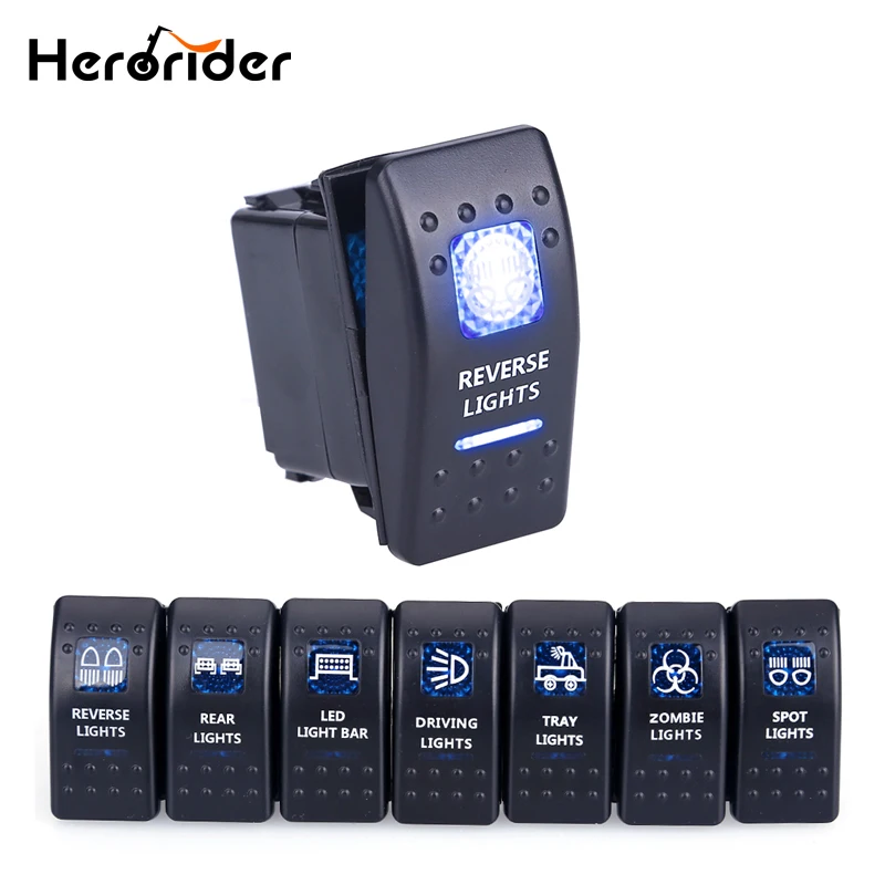 Rocker Switch Electric Window Control Switch Car Door Handle Sensor Switch Steering Wheel Cruise Control Switch 5pin Car Boat Truck Lighted Toggle Switch 12v ON-OFF Waterproof