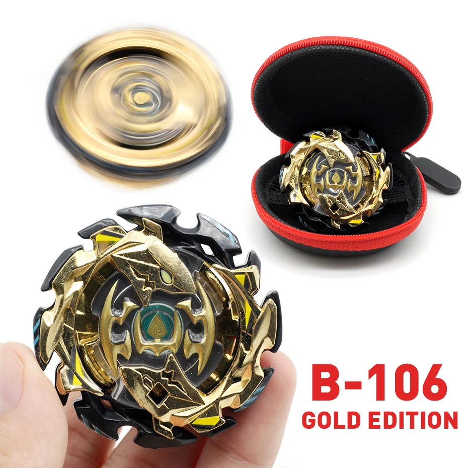 TAKARA TOMY Gold Edition Bey Bay Burst игрушка без пускового устройства и коробки, металлический сплав, вращающиеся лезвия с верхним лезвием, игрушка для мальчика