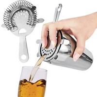 Cocktail Shaker Ice Strainer Bar Accessories Stainless Steel Filter Barware Bar Tools 1