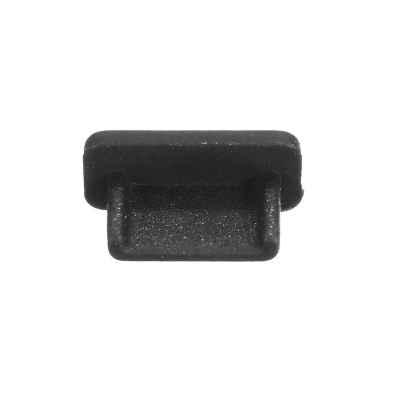 KUKOWDEE 20 штук USB 3,1 type C противопылезащитный резиновый чехол Пылезащитная заглушка для Macbook для Nokia N1 для huawei P9 прозрачный черный