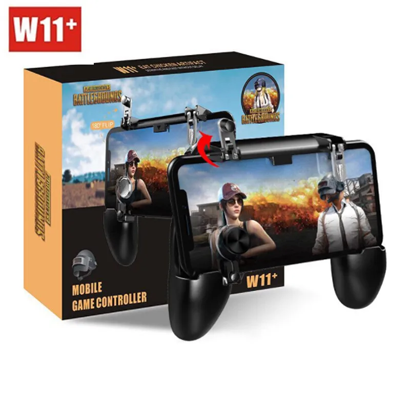 

PUBG Mobile Gamepad Joystick Metal L1 R1 Trigger Game Shooter Controller for iPhone Android Phone Mobile Gaming Gamepad
