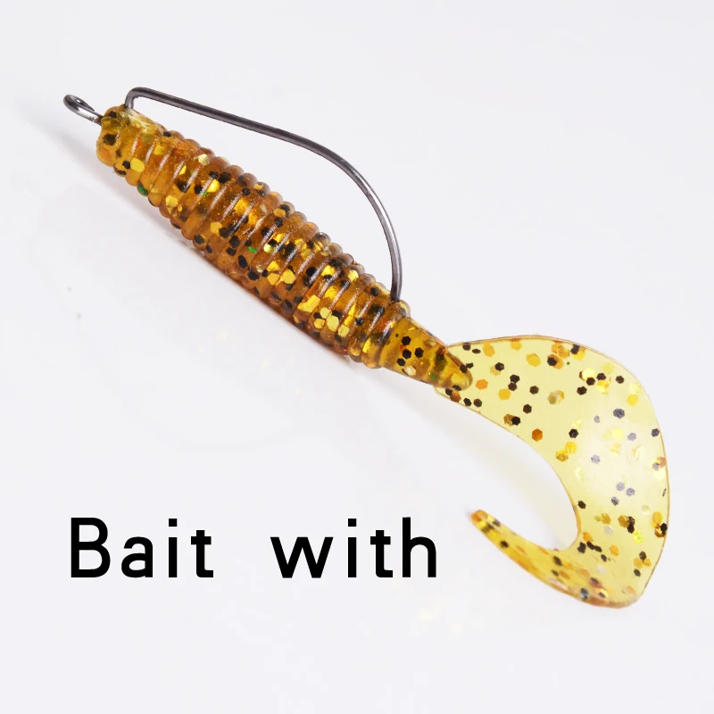 BaMMax Fishing hook High quality 10pcs 8# 4# 2/0 3/0 crank hook for Soft Worm Bait Crankbait Fishing Tackle accessories pesca