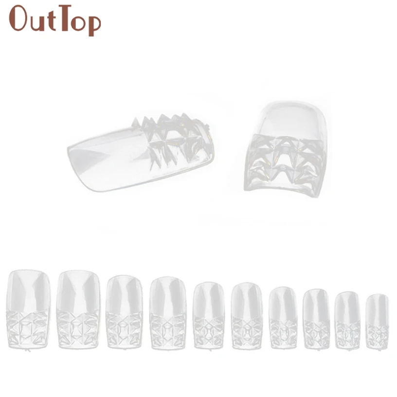 OutTop Pretty New 500 шт смешанный набор накладные ногти Советы Искусственные