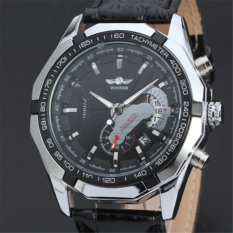 winner men's automatic mechanical watch