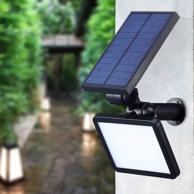 48LED светильник на солнечной энергии, уличный светильник, садовый светильник для газона, ландшафтный водонепроницаемый настенный светильник для дома и двора