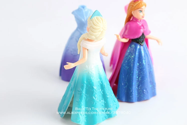 Disney Frozen Princess Elsa Anna 12cm 4pcs/set Action Figure Model Anime Mini Decoration PVC Collection Figurine Toys model gift Disney Frozen Princess Elsa Anna 12cm 4pcs/set Action Figure Model Anime Mini Decoration PVC Collection Figurine Toys model gift