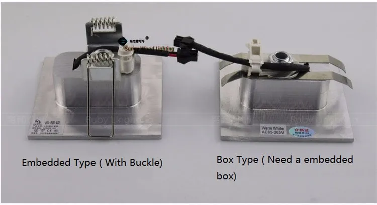 2 шт./лот 86 коробка Встроенный светодиодный лестничный светильник, 85-260Vac 1 Вт 3 Вт алюминиевый светодиодный Угловой светильник, настенный потолочный Точечный светильник для прохода