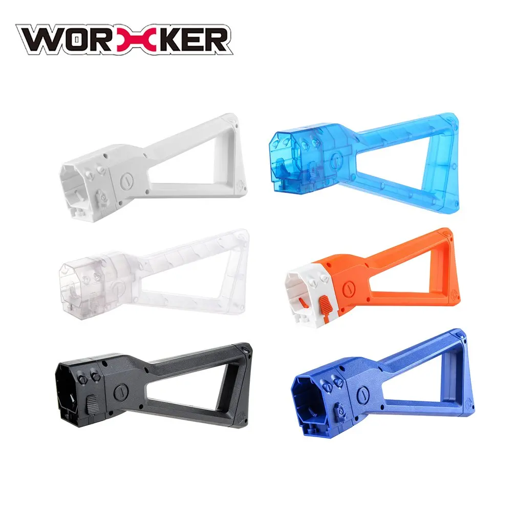 

WORKER Toy Sniper Mod Shoulder Stock Replacement Toy Gun Tailstock for Nerf N-Strike Elite For AK Easy Installation Guns Part
