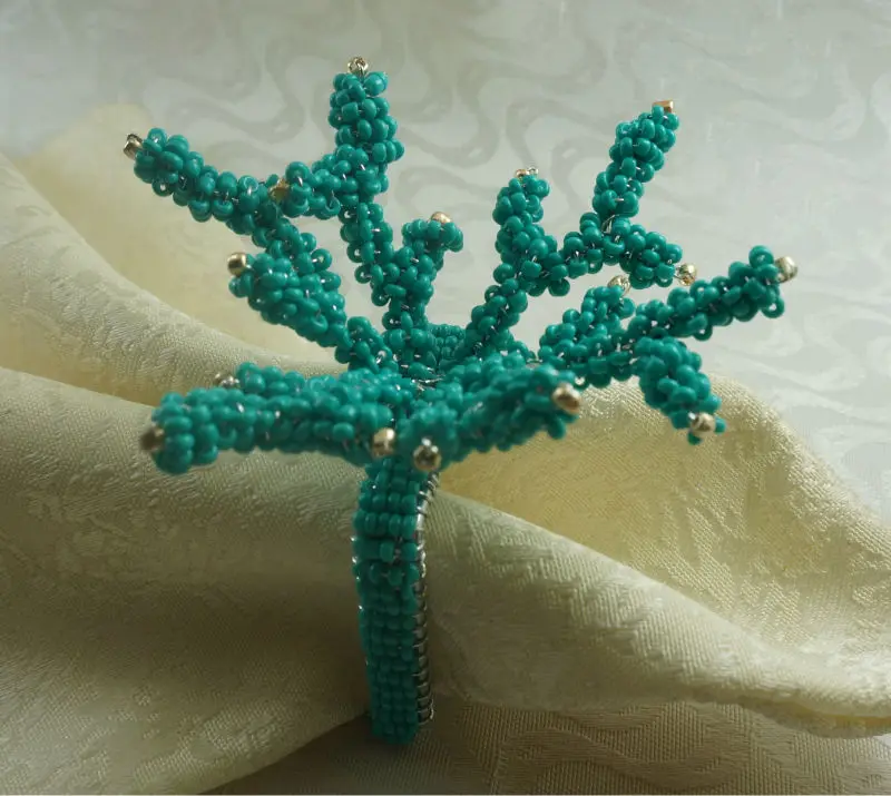 

wholesale coral napkin ring, bulk napkin holder