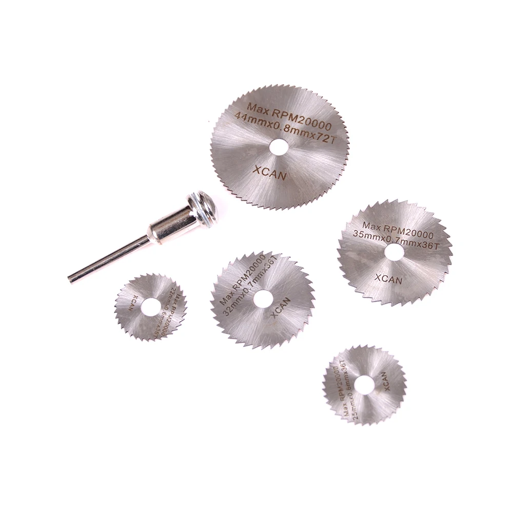 Circular Saw Blades Kit Set Fits Dremel 1/8" Mandrel Mini Cutting Disc for Wood Carving Woodworking HSS Rotary Tool