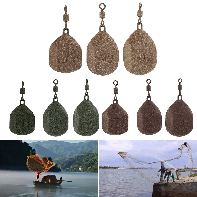 

Square Pear Type Sea Fishing Portable Plumb Bob Durable Small Component Biomimetic Bait Lead Dropshipping Casting Rod