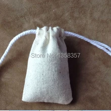 100 шт./лот CBRL небольшой хлопок мешок ювелирных изделий хлопок подарок мешок хлопка drawstring сумка headearbag мешок ювелирных изделий