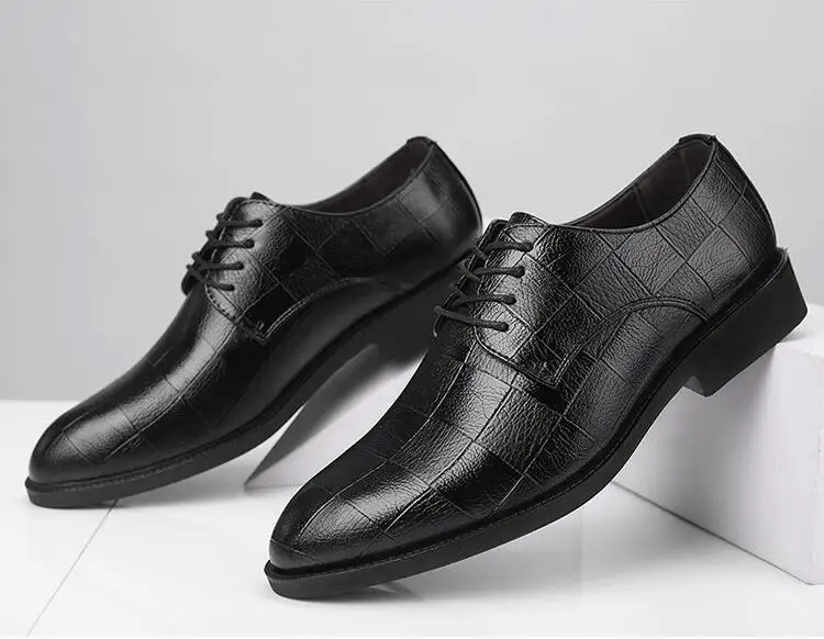 Мужские кожаные модельные туфли-оксфорды ручной работы в итальянском стиле ретро мужские вечерние туфли большие размеры 38-48 VV-39Z