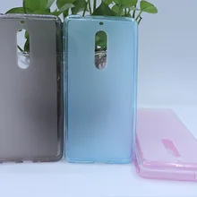 100 шт./партия,, новинка, блестящая+ матовая прозрачная лампа, чехол из ТПУ, для Nokia 3 5 6