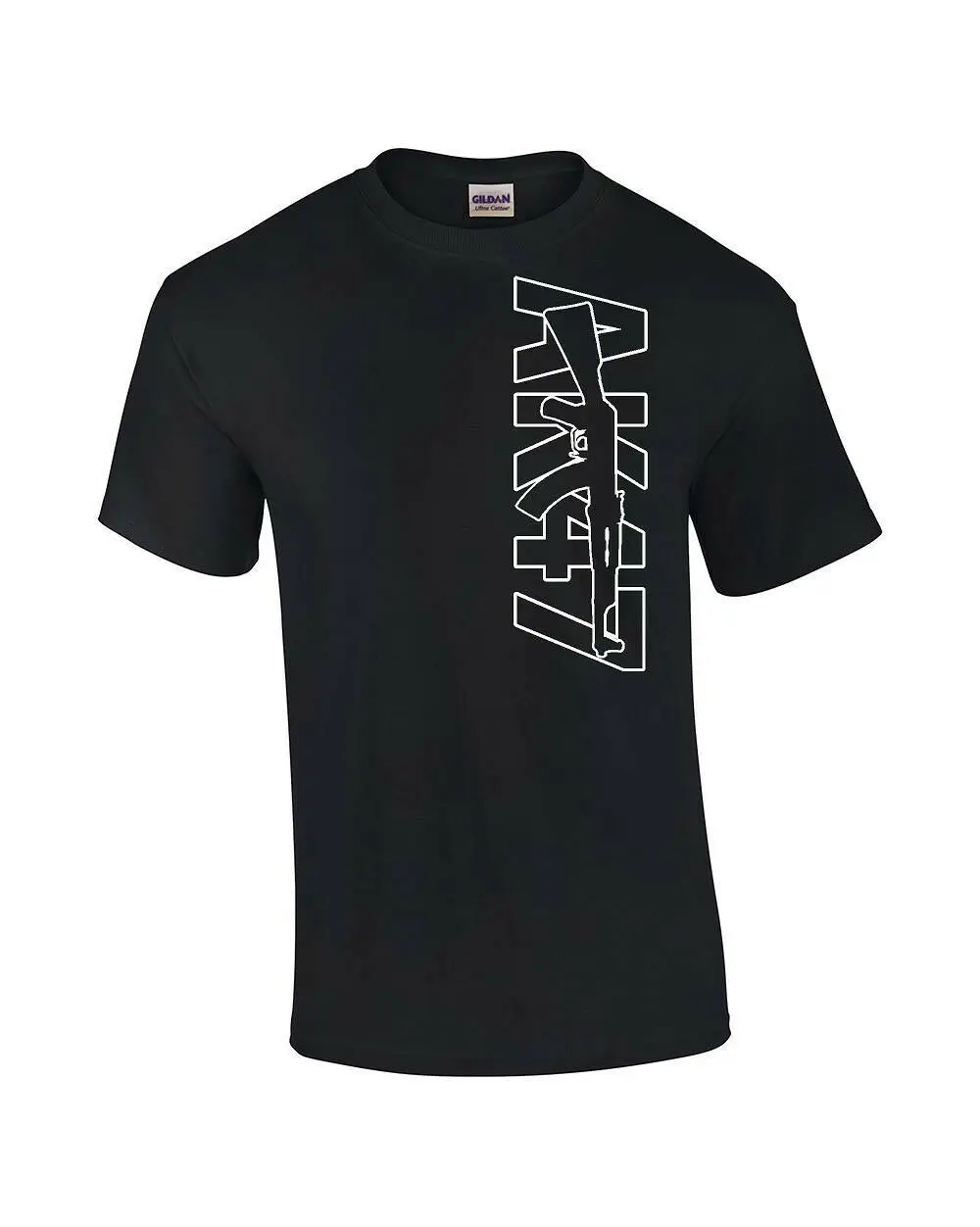 AK-47 футболка размер S M L XL.2XL 3XL 4XL 5XL 100% хлопок | Мужская одежда