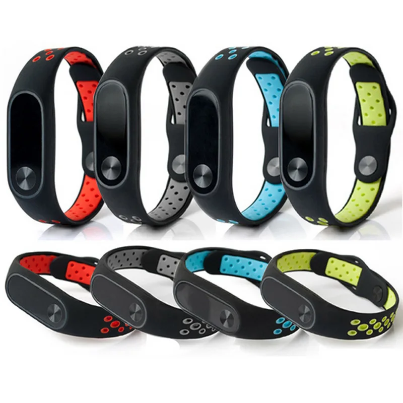 Оригинальный силиконовый спортивный браслет BINZI для Xiaomi Mi Band 2 сменные ремешки