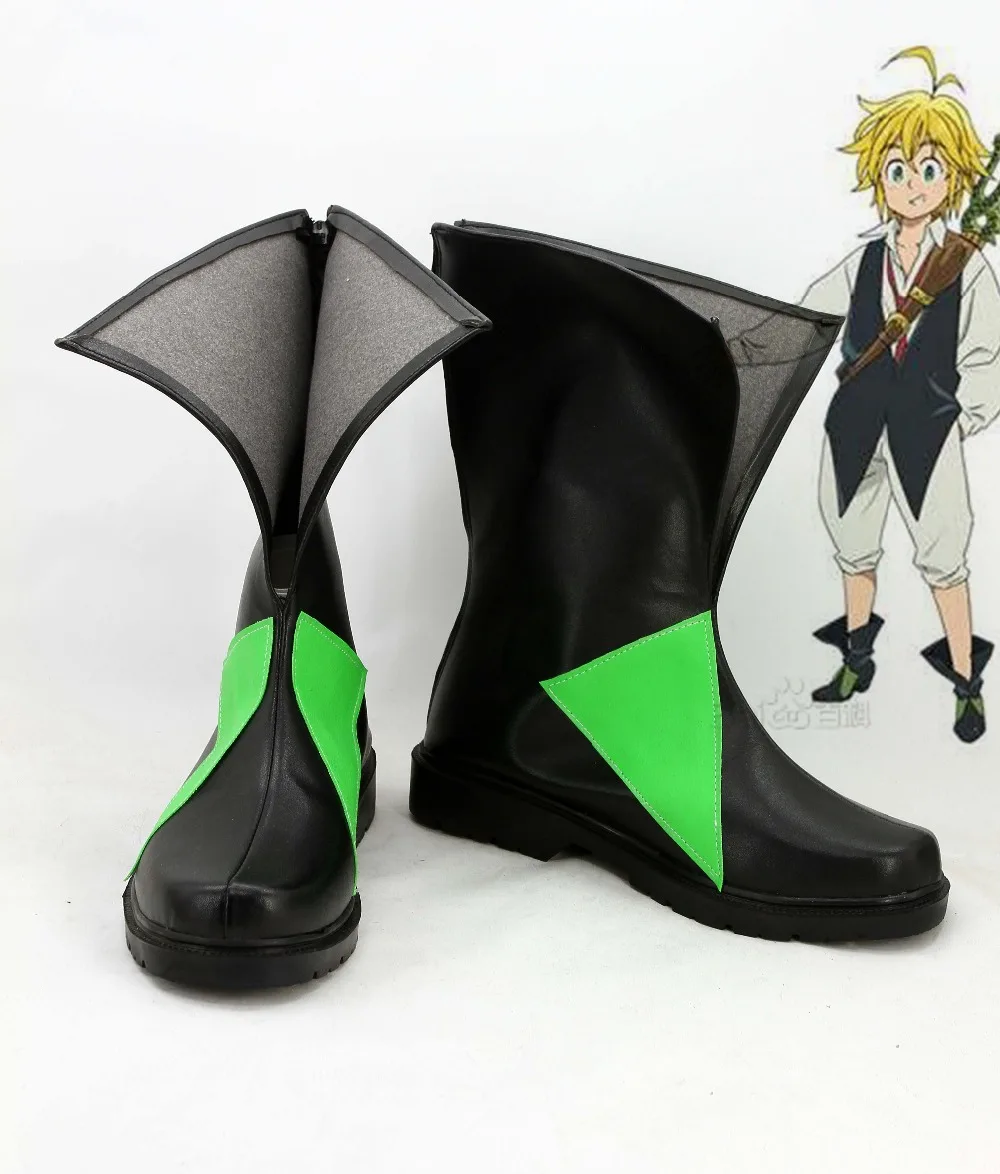Обувь для костюмированной вечеринки в стиле аниме Seven Deadly Sins Meliodas ботинки ролевых