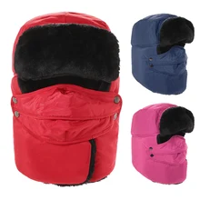 Ветрозащитная зимняя охотничья шляпа, хлопковая армейская шапка, утолщенная шапка-ушанка для езды на велосипеде, ушанка, маска для катания на лыжах и сноуборде