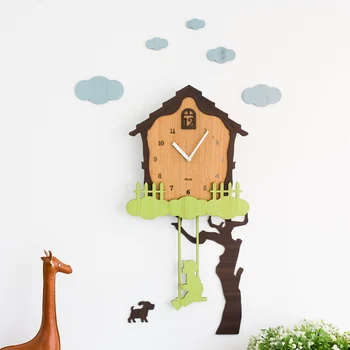 

Creative Modern Wall Clock Living Room Watch Mechanism Art Cartoon Mute Pow Patrol Personality Guess Women Quartz Watch WZH417