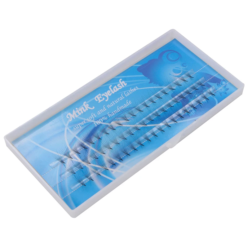 

5packs/lot Silk Eyelashes 0.07 C 6D 8 to 14mm Individual Eyelashes Extension Of Mink Black Soft False Eye Lashes