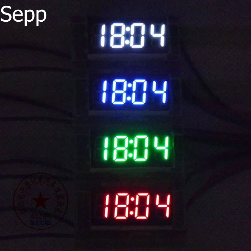 

car motorcycle styling meter car electric timer clock LED diy gauge