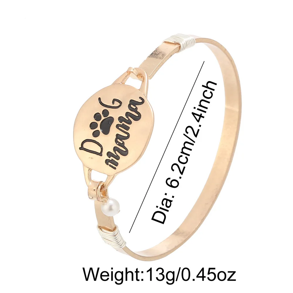 203036-10 DOG MAMA BANGLE Size