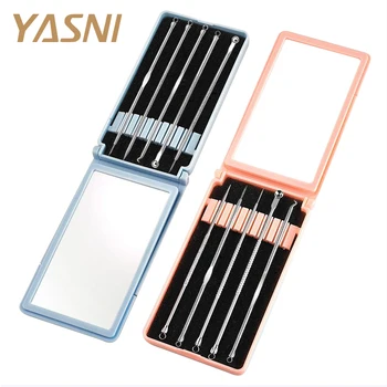 

5Pcs/Set For Skin Cleansing Stainless Steel Needles Pimple Remover Acne Blackhead Remover Tool Extractor MS17