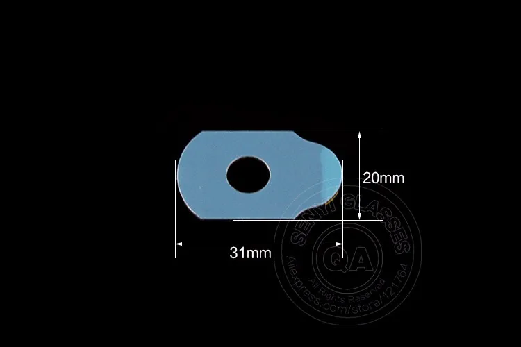1000 шт./рулон) высокое качество очки Объектив блокирующая панель защита линз стикеры колодки клей окантовка Pad DAS Pastilles клей