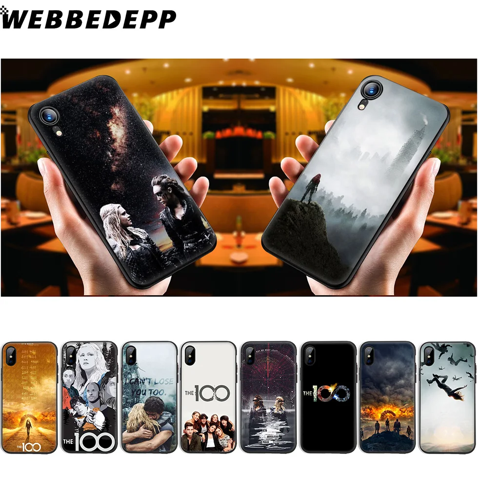 

WEBBEDEPP The 100 Tv Shows Soft Silicone Case for iPhone 11 Pro Xr Xs Max X or 10 8 7 6 6S Plus 5 5S SE Case 8 Plus