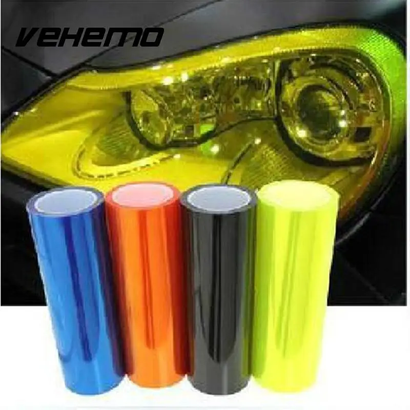 30cmx60cm Car Light Sticker Film Glaze Fog Light HeadLight Taillight