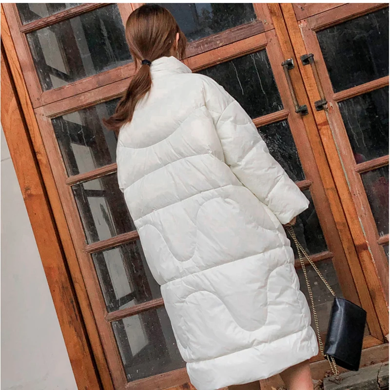 2018 New high quality Thick Slim Winter Down jacket coat Women Down jacket Fashion Plus size Hooded Female outerwear NW1038