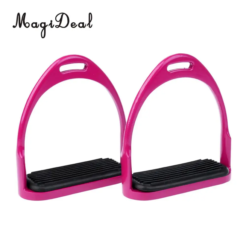 MagiDeal Stirrup Horse Riding Equestrian Lightweight Aluminum Stirrups