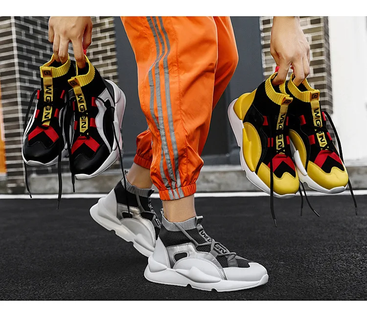 Брендовая мужская индивидуальная Повседневная обувь; удобная кожаная обувь из сетчатого материала; кроссовки в стиле хип-хоп; лоферы; Zapatos De Hombre