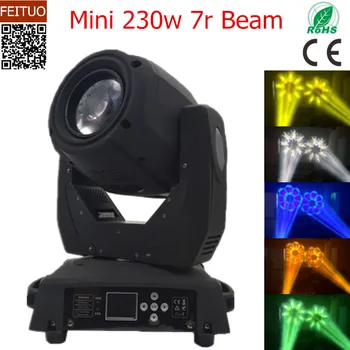 

New Mini DJ Lights 7R Beam 230w Moving Head Lyre 8 facet Prism Gobo Projector DMX 7r Beam Stage Disco Light Beam 7r 230w