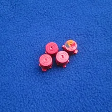 100 наборов 9 мм алюминиевые металлические пуговицы в виде пуль джойстик для ремонта крышки для sony Playstation 3 4 PS3 PS4 Геймпад контроллер